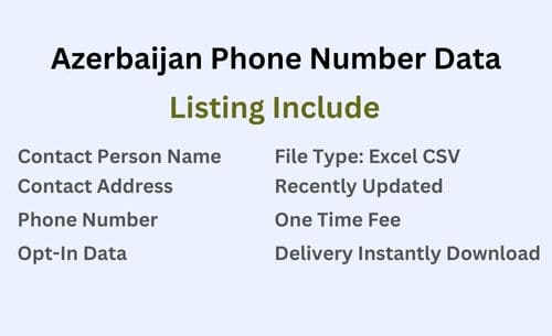阿塞拜疆 手机号码列表